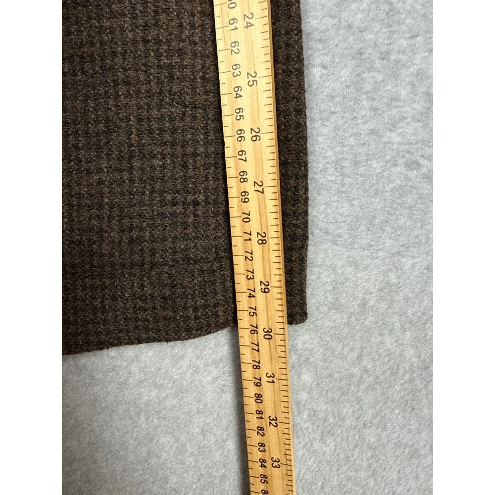 Arnold Brant Sport Coat Men 48 Brown Wool Blend Italian Fabric Blazer Academia